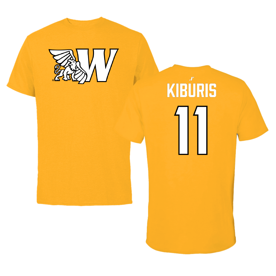Missouri Western State University Basketball (M) Gold Tee - #11 William Kiburis