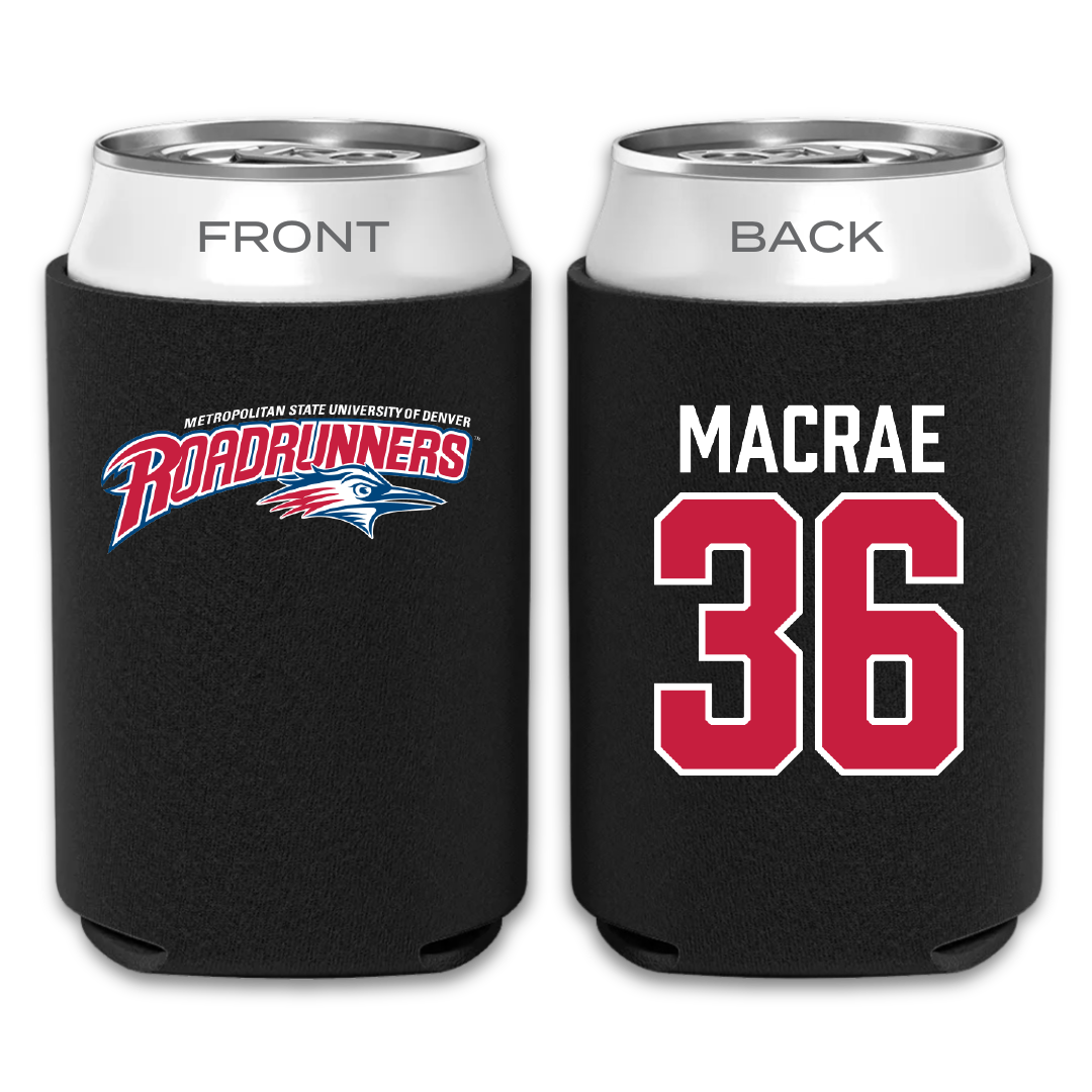 Metropolitan State University of Denver Baseball Black Can Cooler - #36 James Macrae