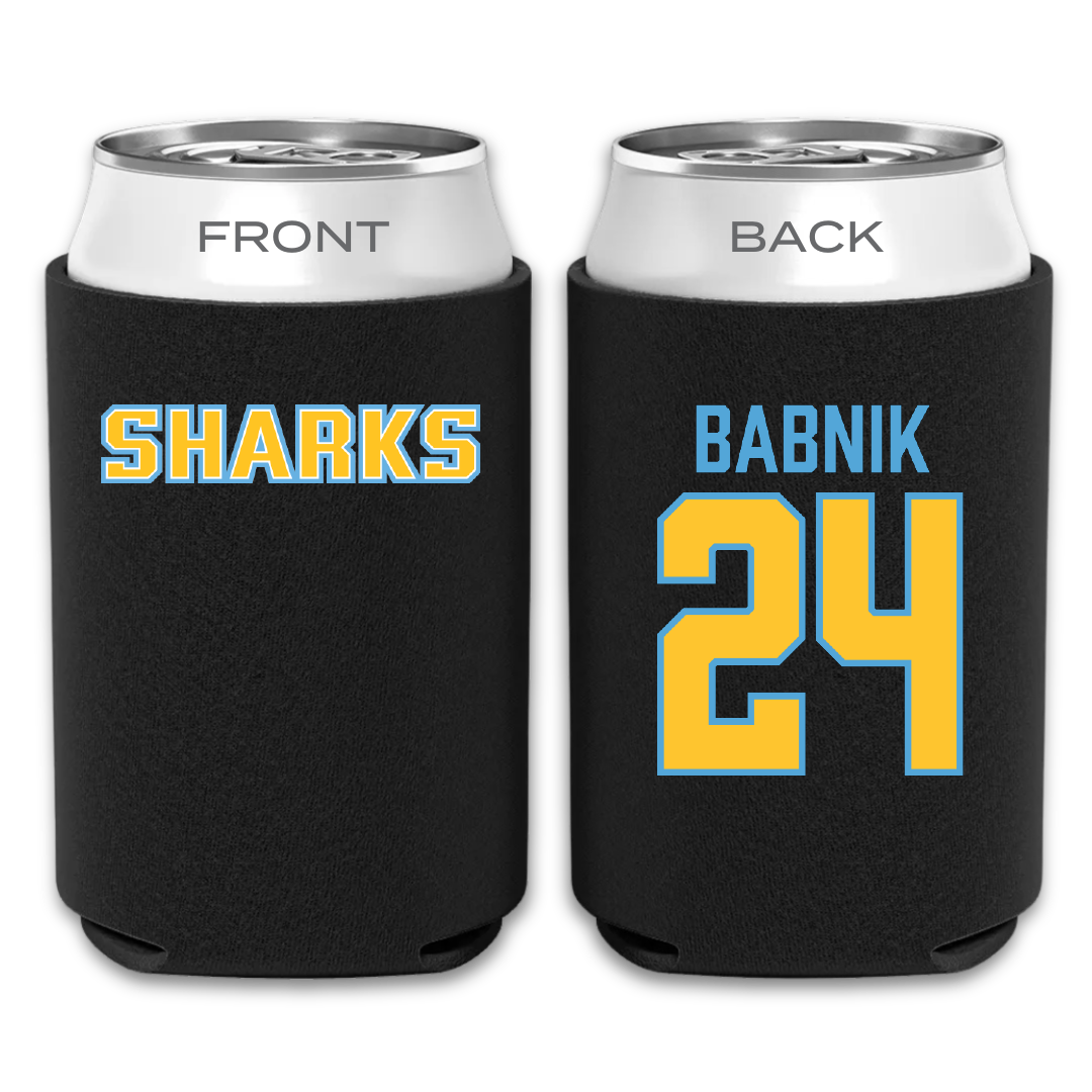 Long Island University Lacrosse Black Can Cooler - #24 Tara Babnik