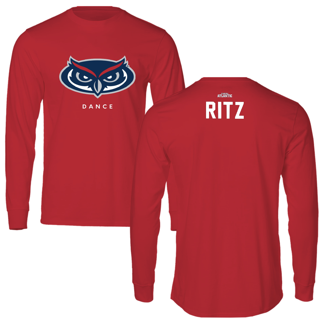 Florida Atlantic University Dance Red Performance Long Sleeve - Marissa Ritz