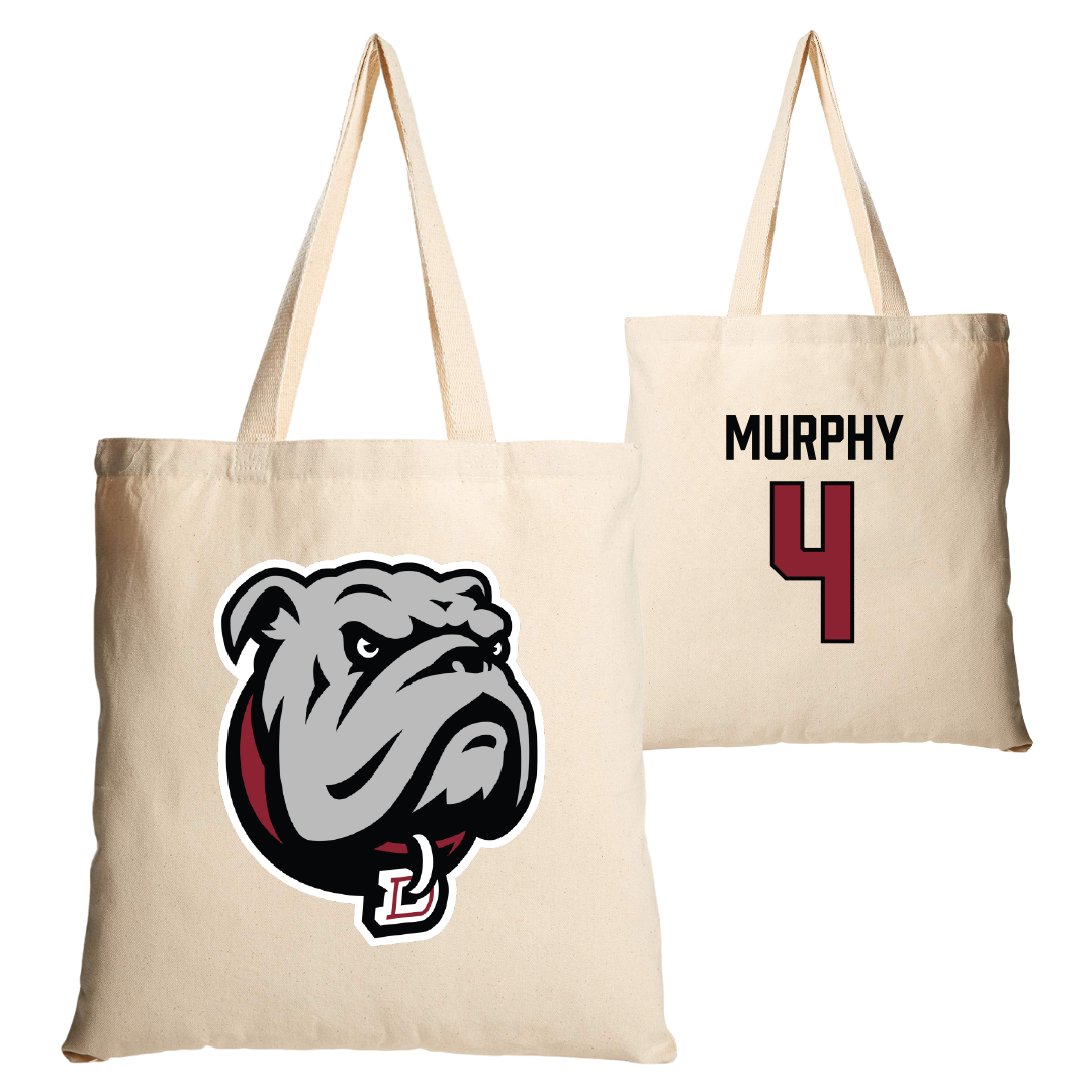 Dean College Soccer Tan Canvas Tote Bag - #4 Kara Murphy