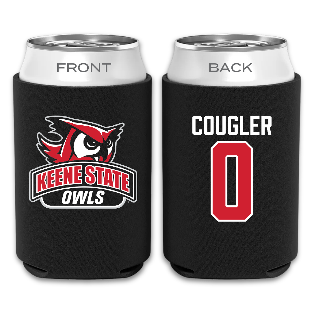 Keene State College Lacrosse Black Can Cooler - #0 Ty Cougler
