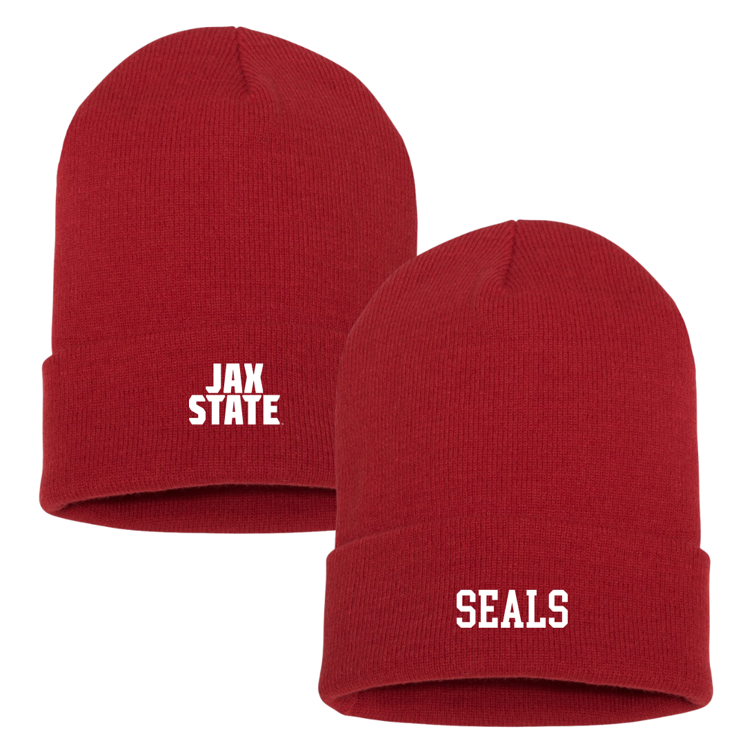 Jacksonville State University TF and XC Red Beanie - Lydia Seals