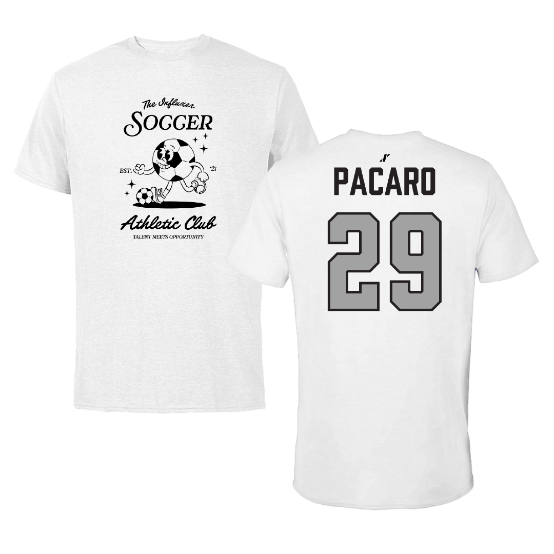 Soccer White Influxer Athletic Club Tee - #29 Kael Pacaro
