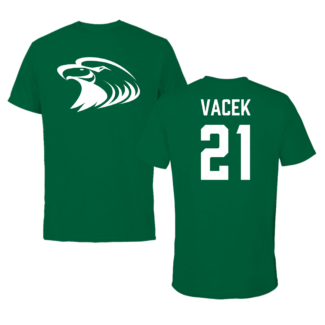 Central Methodist University Baseball Green Tee - #21 Stone Vacek