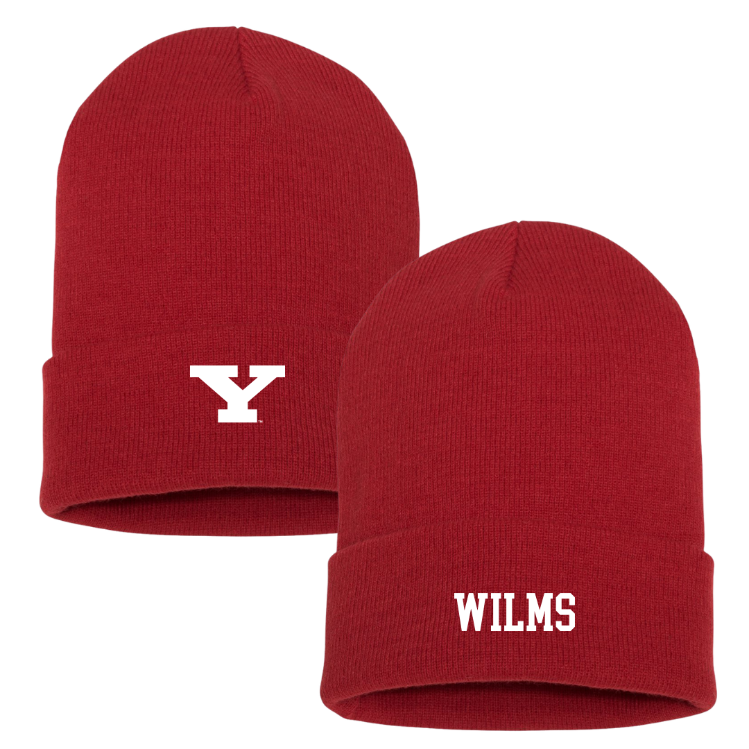 Youngstown State University Baseball Red Beanie - #4 Gavin Wilms