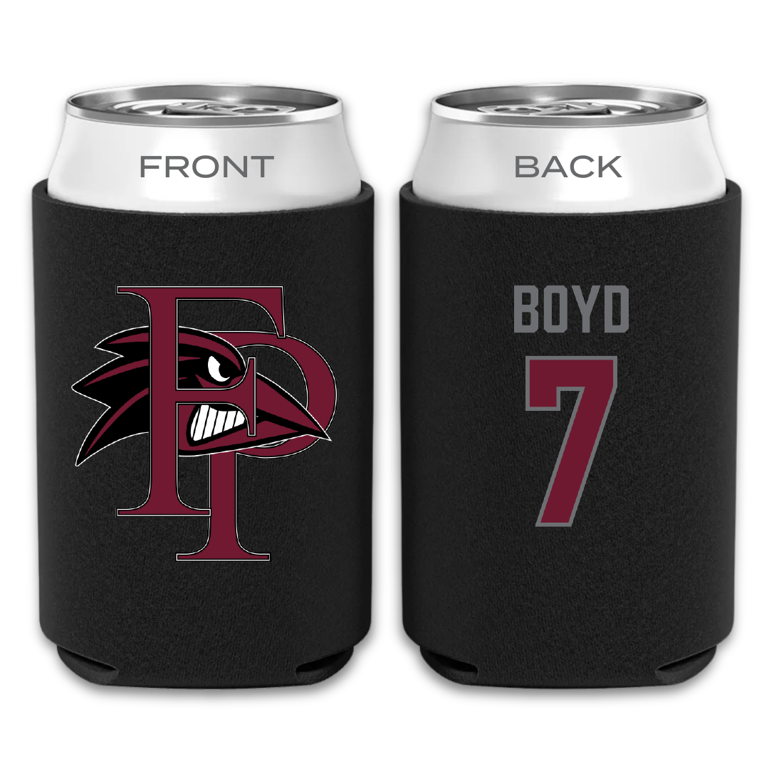 Franklin Pierce University Baseball Black Can Cooler - #7 Curt Boyd