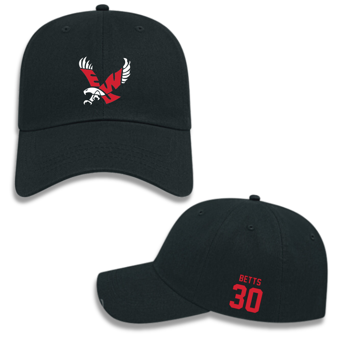 Eastern Washington University Football Black Hat - #30 Talon Betts