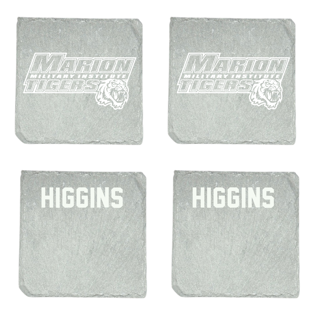 Marion Military Institute Tennis (M) Stone Coaster (4 Pack)  - Asher Higgins