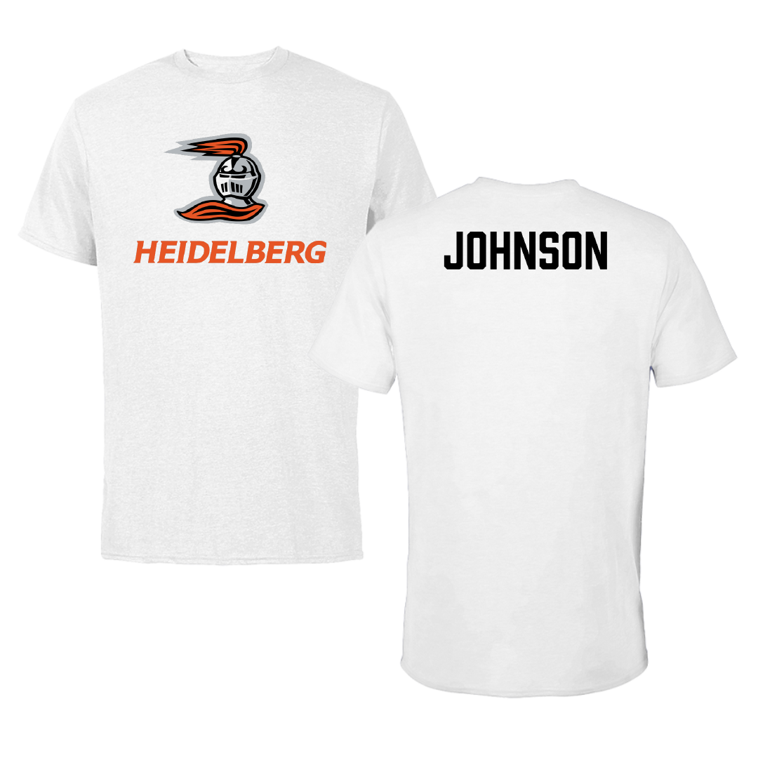 Heidelberg University Wrestling White Tee - Kamren Johnson