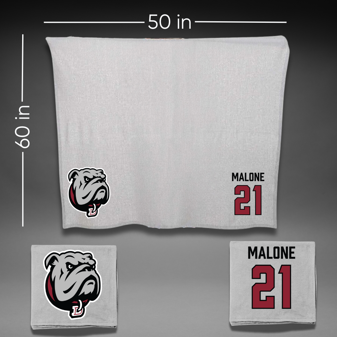 Dean College Volleyball (W) Gray Blanket - #21 Sophie Malone