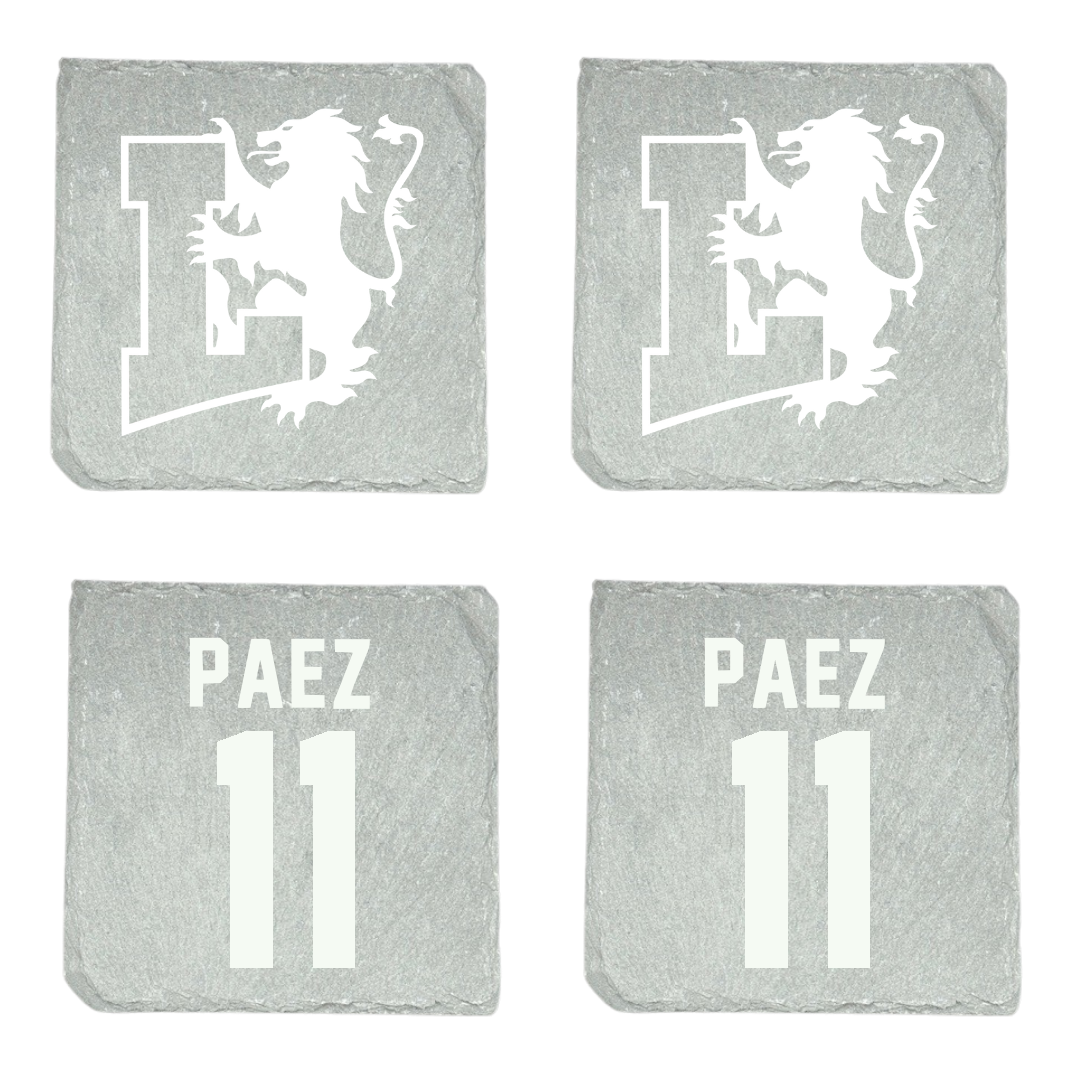 Lyon College Football Stone Coaster (4 Pack)  - #11 Noah Paez