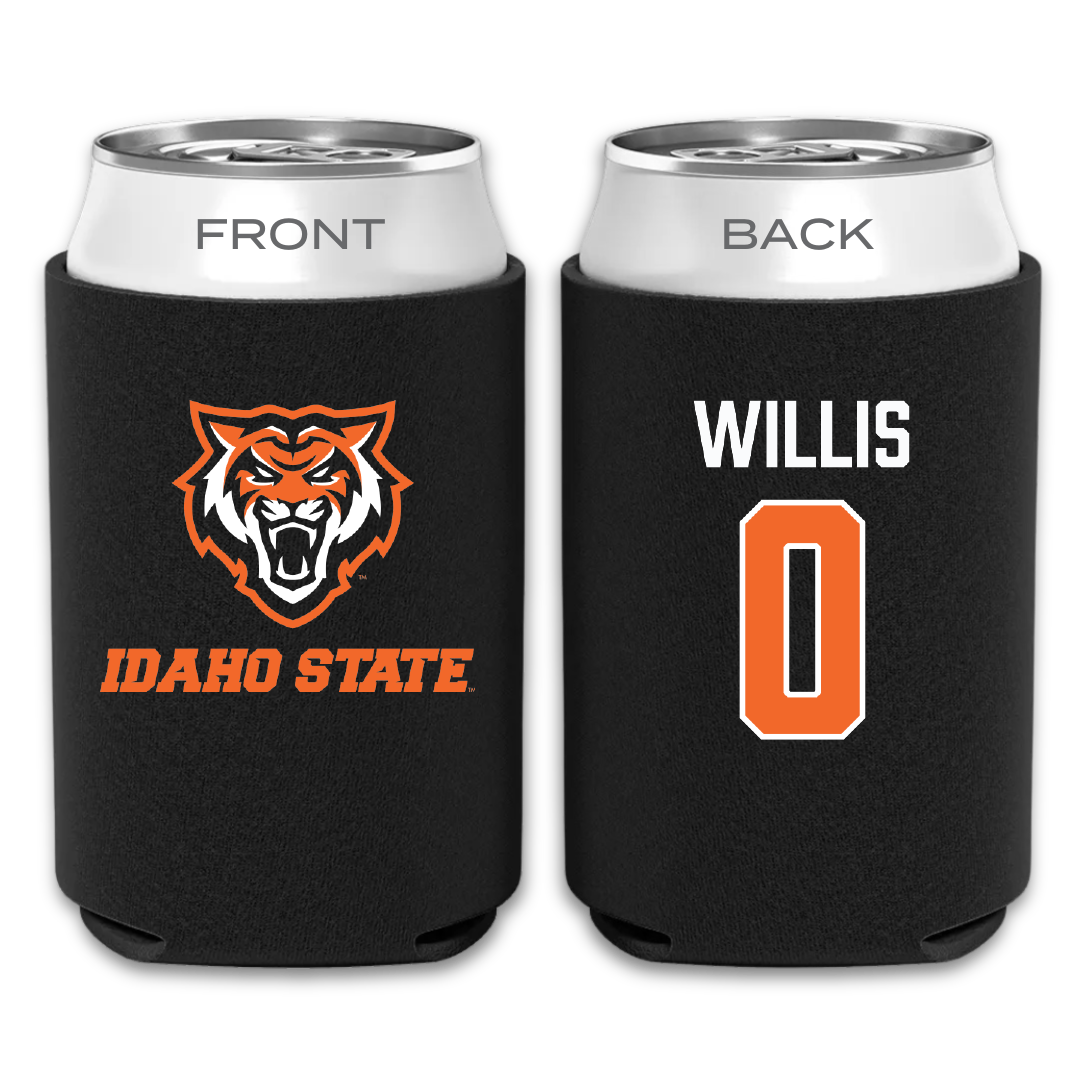 Idaho State University Football Black Can Cooler - #0 Cam'ron Willis
