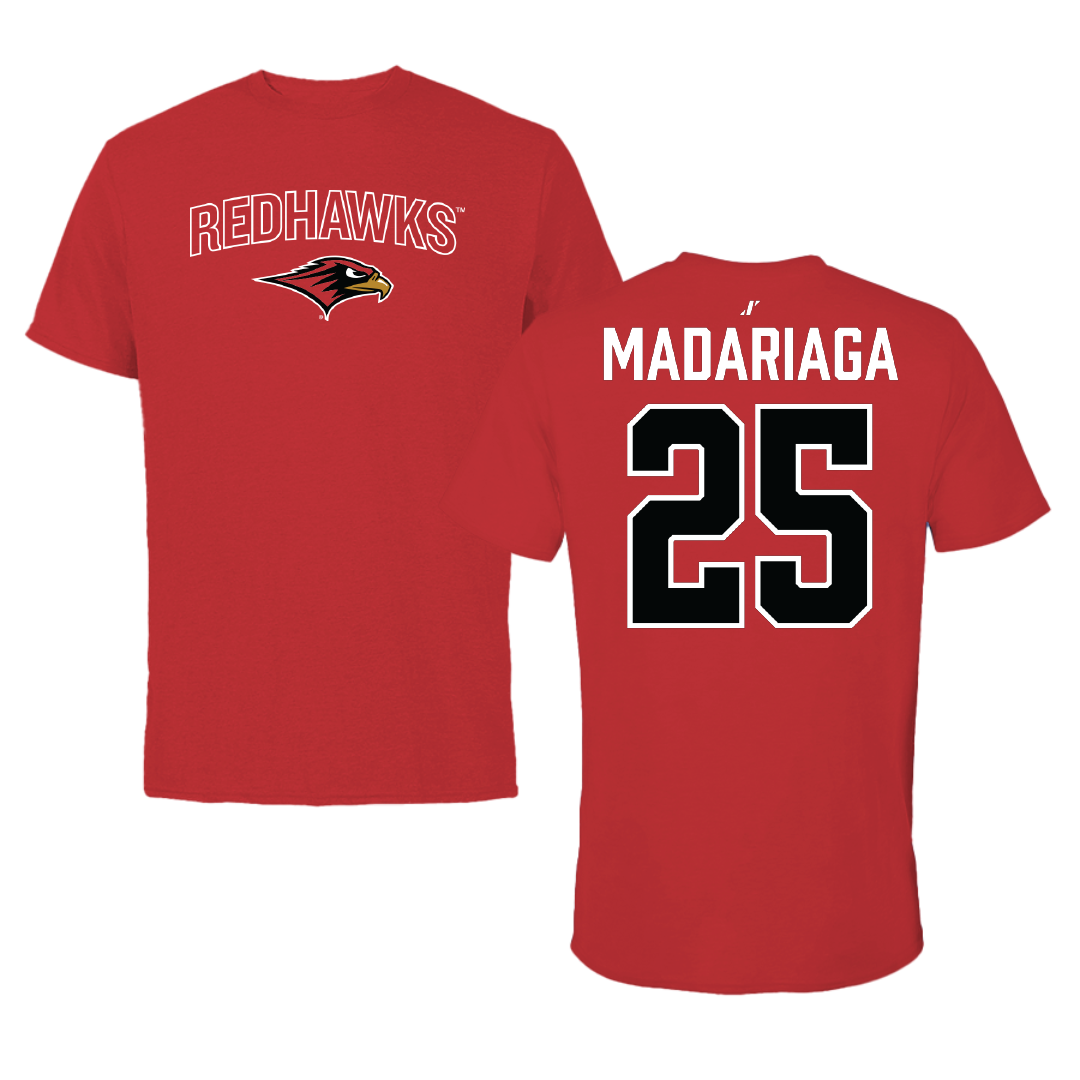 Seattle University Baseball Red Performance Tee - #25 Reid Madariaga
