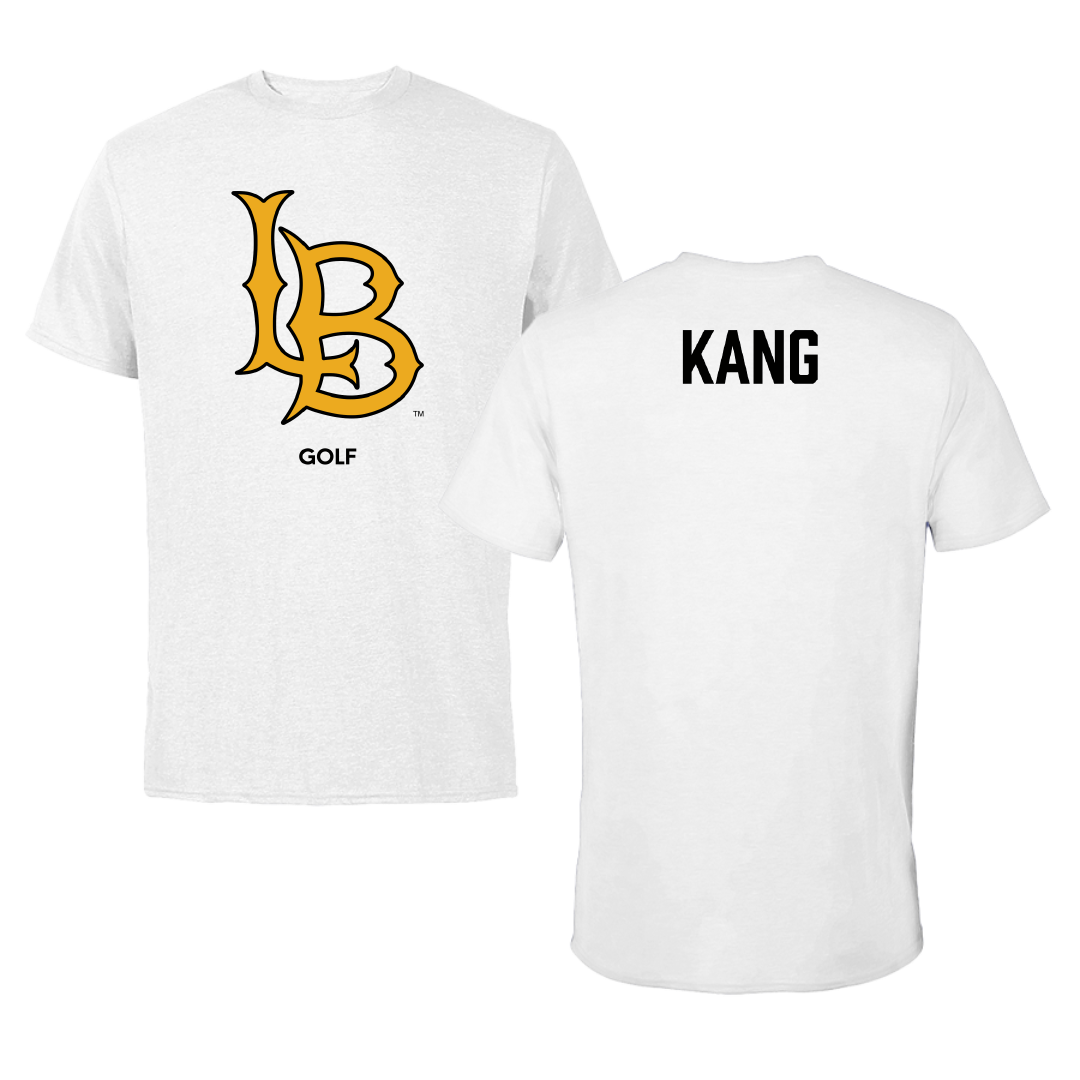 Long Beach State University Golf (W) White Tee - Emma Kang
