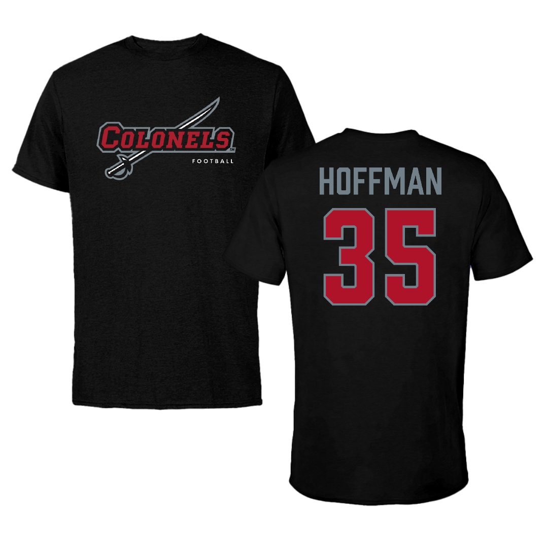 Nicholls State University Football Black Performance Tee - #35 Tamaj Hoffman