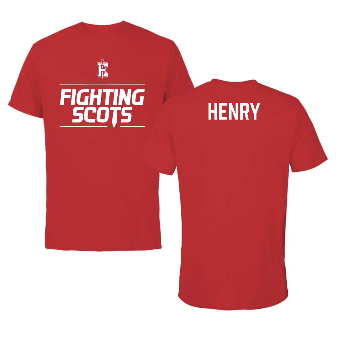 PennWest Edinboro TF and XC Red General Tee - Leah Henry