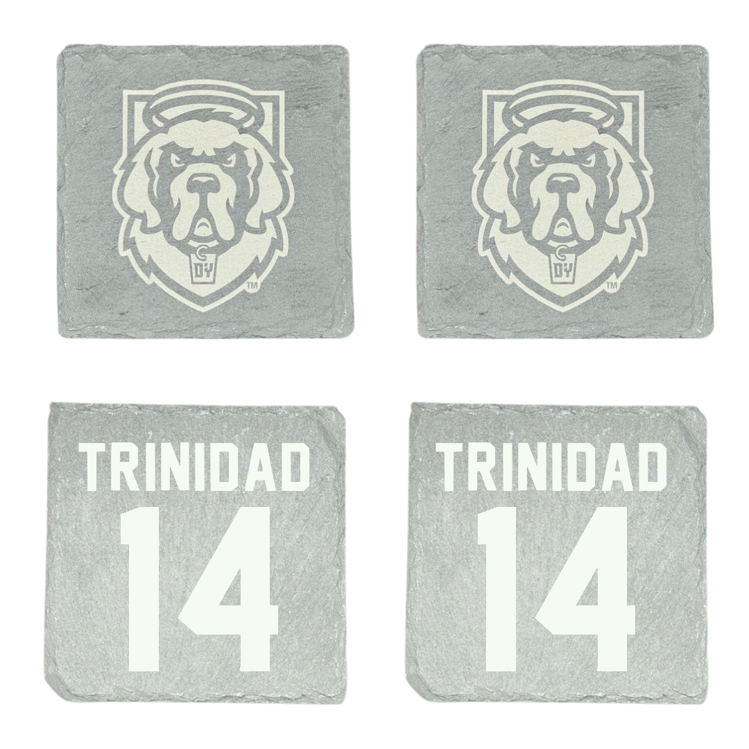 D'Youville University Acrobatics & Tumbling Stone Coaster (4 Pack)  - #14 Kasandra Trinidad