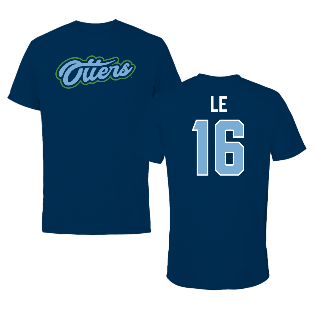 Cal State Monterey Bay Softball Navy Performance Tee - #16 Kaitlyn Le
