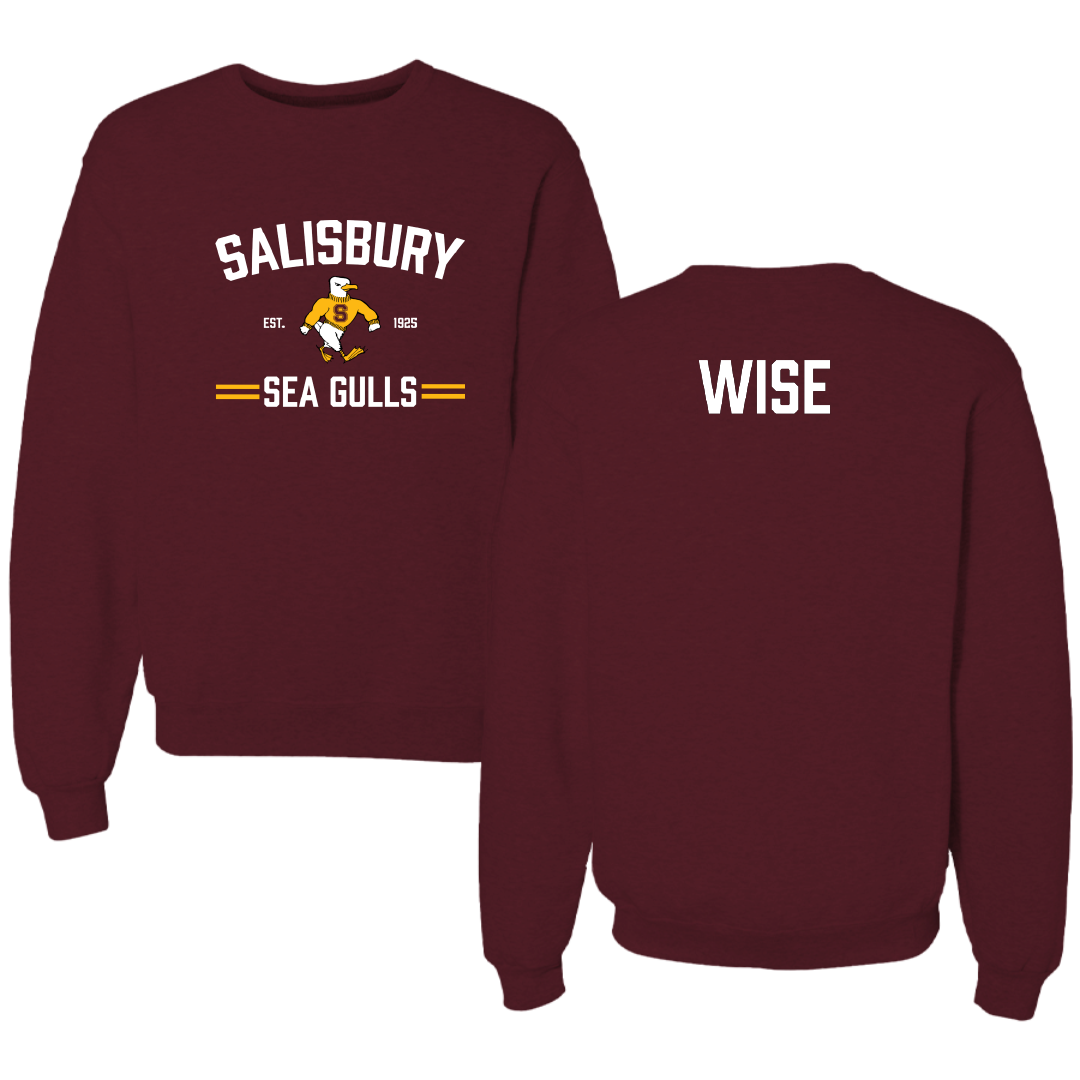 Salisbury University TF and XC Maroon General Crewneck - Javian Wise