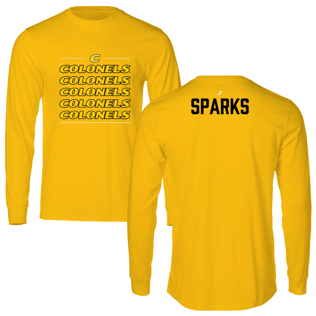 Centre College Cheer Gold General Performance Long Sleeve - Bailey Kate Sparks