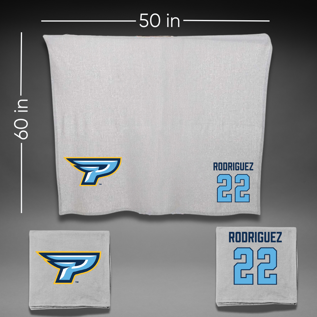 Point University Soccer (M) Gray Blanket - #22 Andrea Rodriguez