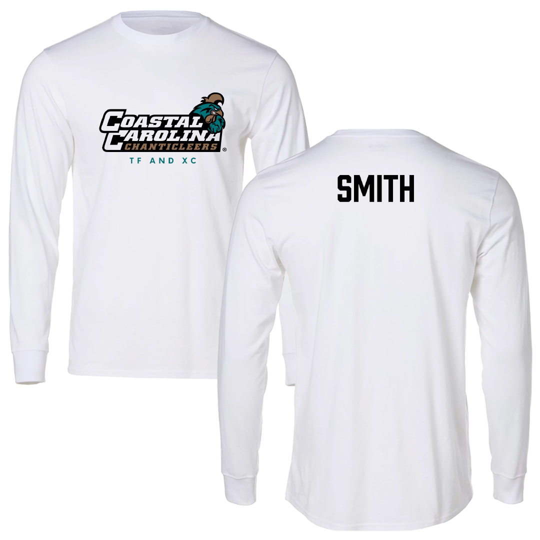 Coastal Carolina University TF and XC White Long Sleeve - Sierra Smith