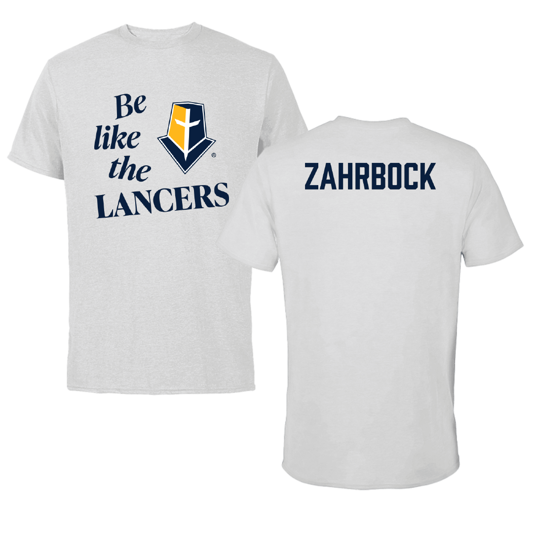 Mount Marty University Golf (M) Light Gray Be Like Us Tee - Cameron Zahrbock