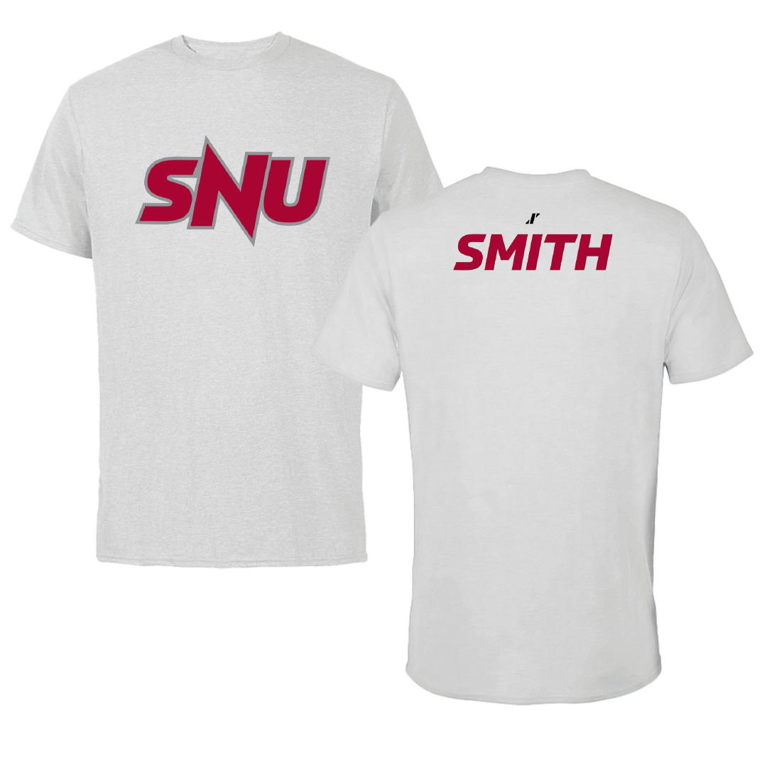 Southern Nazarene University TF and XC Light Gray Tee - Killian Smith