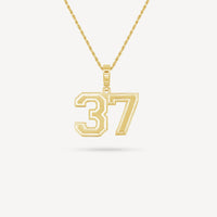 Gold Presidents Pendant and Chain - #37 Dominick Patruno