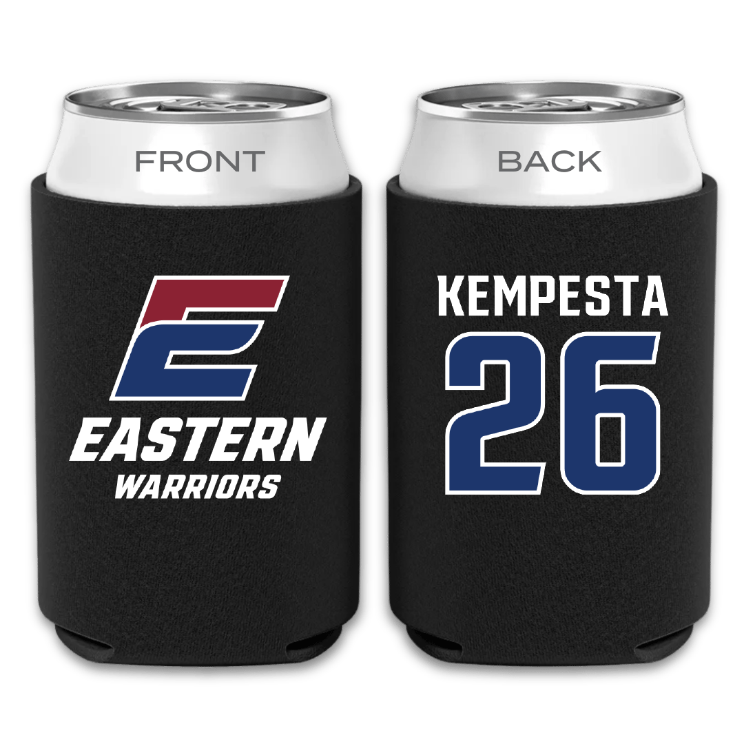 Eastern Connecticut State University Baseball Black Can Cooler - #26 Ayden Kempesta