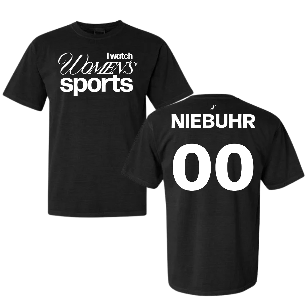 Basketball Black WHM Comfort Colors Tee - #00 Reagan Niebuhr