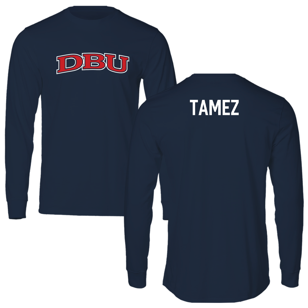 Dallas Baptist University Cheer Navy DBU Performance Long Sleeve - Ava Tamez