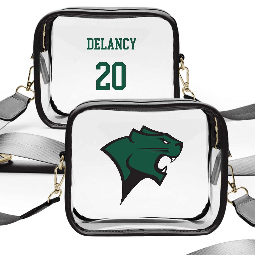 Chicago State University Basketball (M) Black Clear Stadium Bag - #20 CJ Delancy