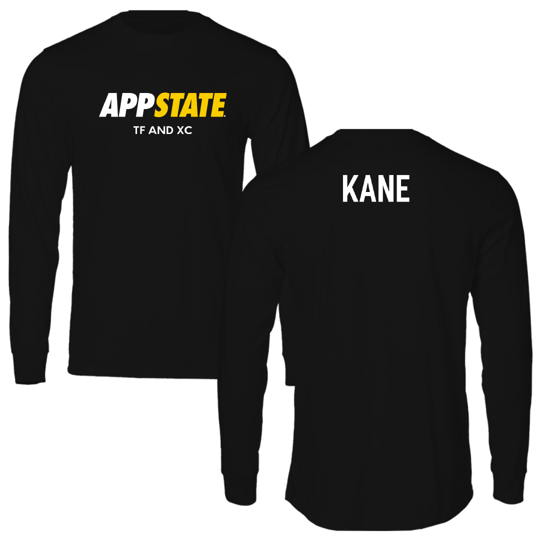 Appalachian State University TF and XC Black Block Long Sleeve - Karsyn Kane