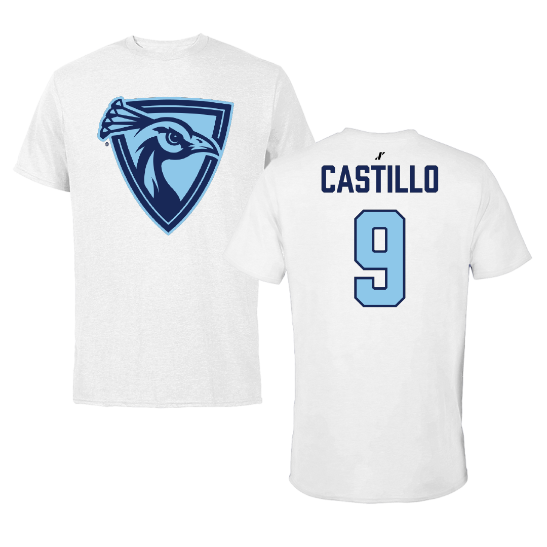 Upper Iowa University Soccer (W) White Tee - #9 Stephany Castillo