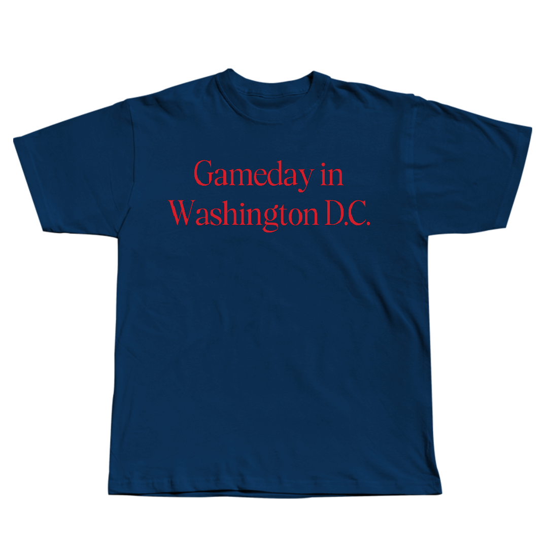 Howard University Football Navy Gameday Tee - #15 Savan Briggs