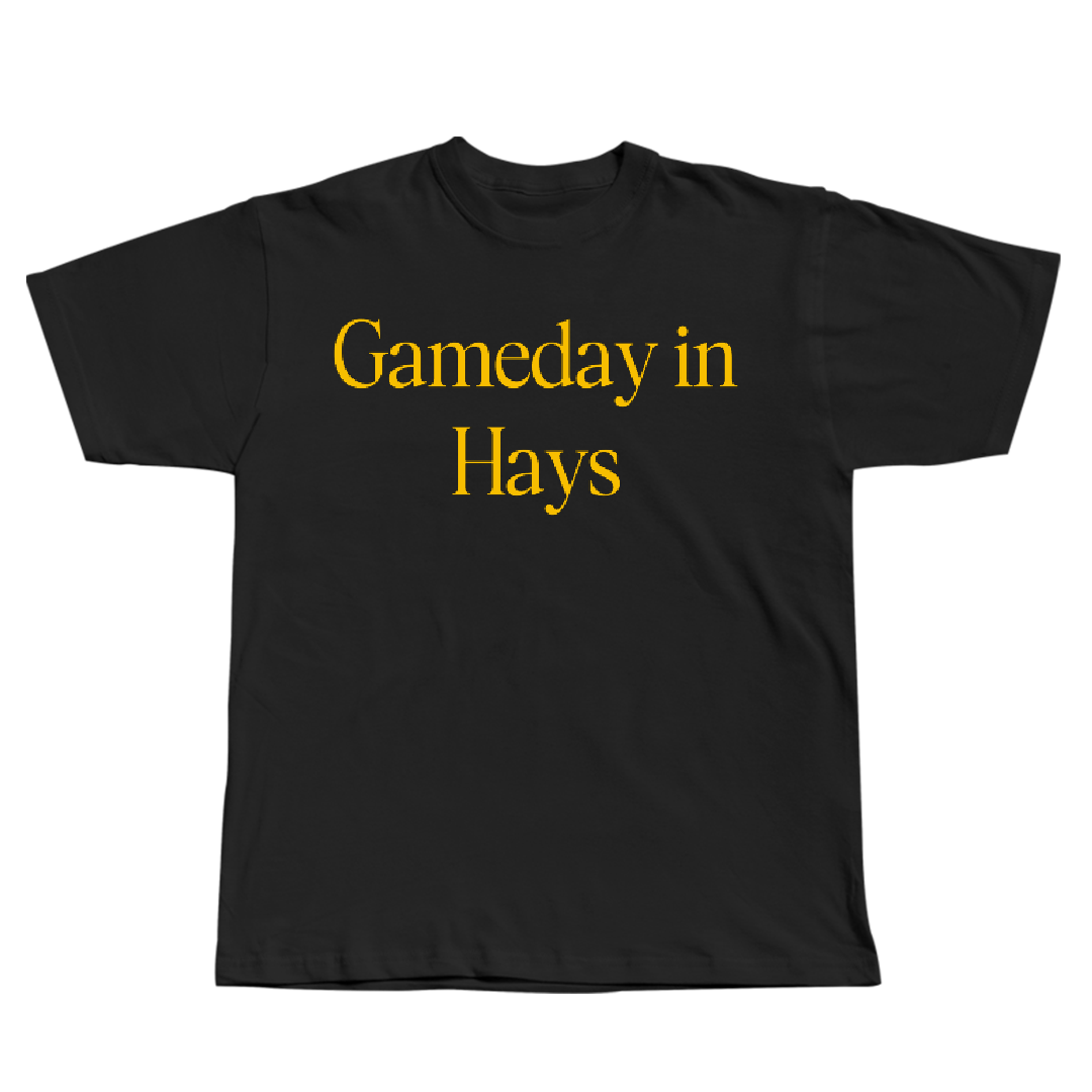 Fort Hays State University TF and XC Black Gameday Tee - Logan Willour