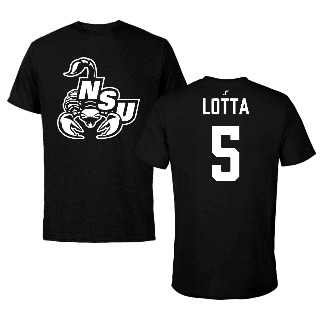 Nevada State University Flag Football (W) Black Tee - #5 Larissa Lotta