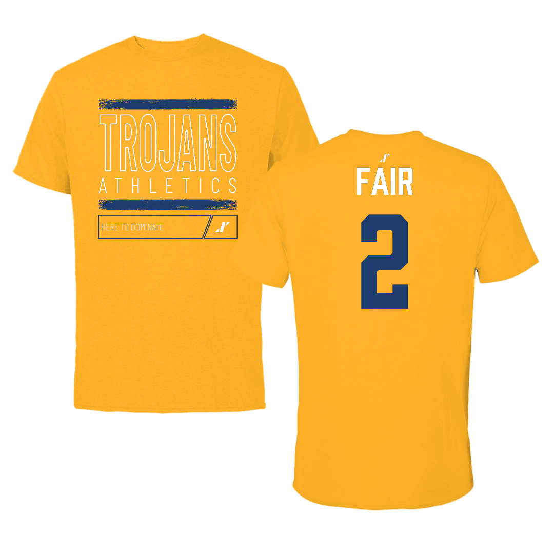 North Iowa Area Community College Basketball (W) Gold Dominate Performance Tee - #2 Tillotti Fair