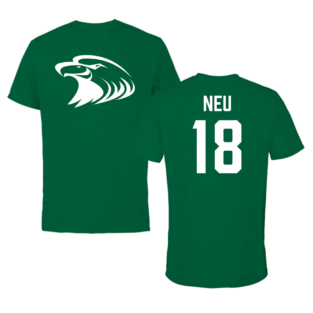 Central Methodist University Soccer Green Performance Tee - #18 Connor Neu