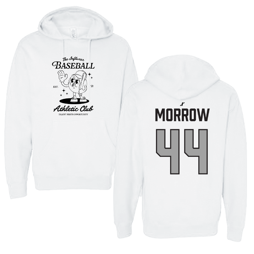 Baseball White Influxer Athletic Club Hoodie - #44 Cale Morrow