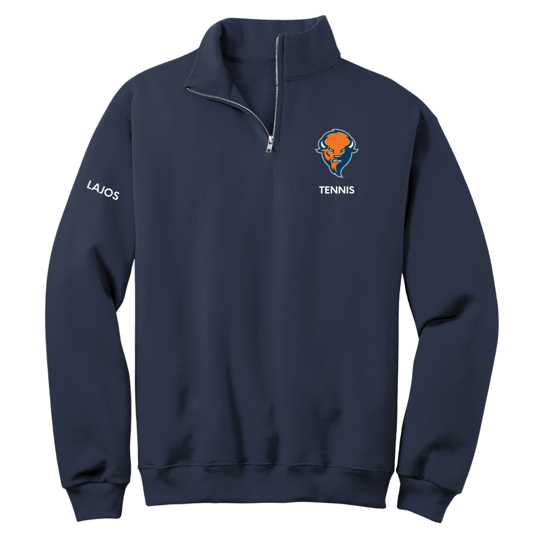 Bucknell University Tennis (W) Navy Quarter-Zip - Anna Lajos