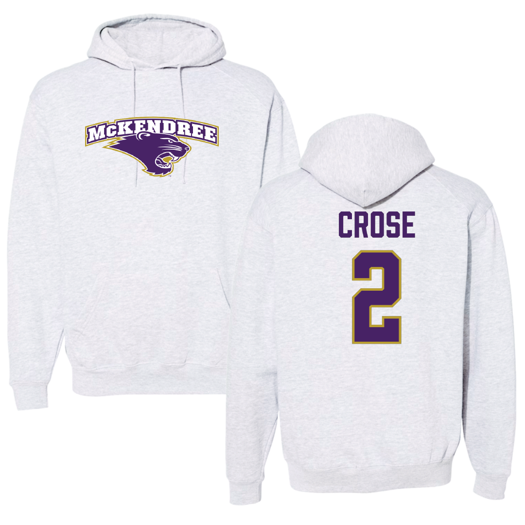 McKendree University Volleyball (W) Light Gray Hoodie - #2 Brielle Crose