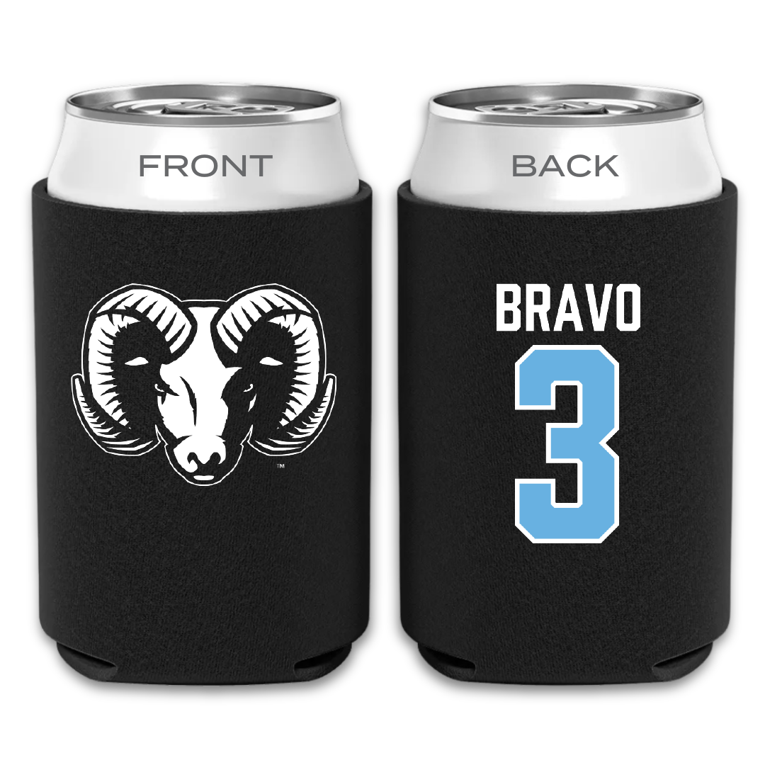 University of Rhode Island Lacrosse Black Can Cooler - #3 Emma Bravo