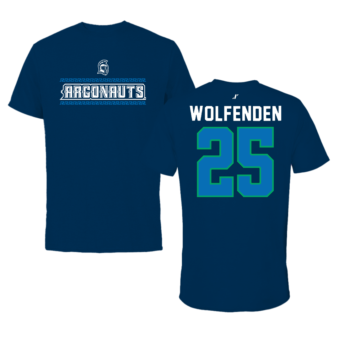 University of West Florida Softball Navy General Performance Tee - #25 Cam Wolfenden