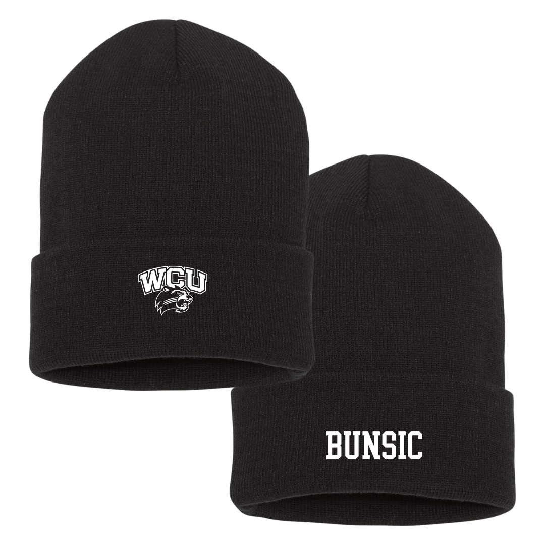 Western Carolina University Softball Black Beanie - #4 Briony Bunsic