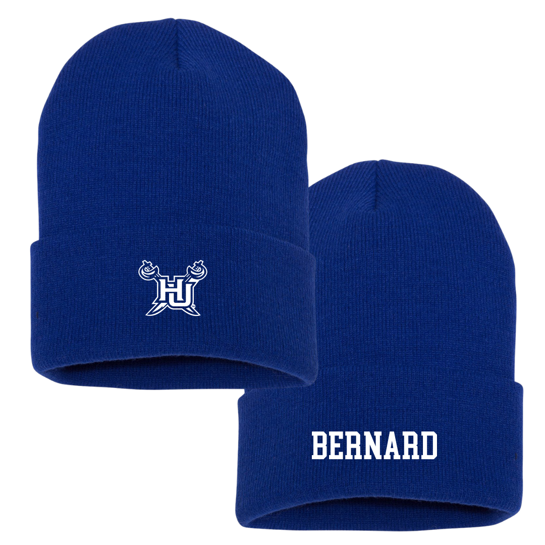 Hampton University TF and XC Blue Beanie - Anissa Bernard