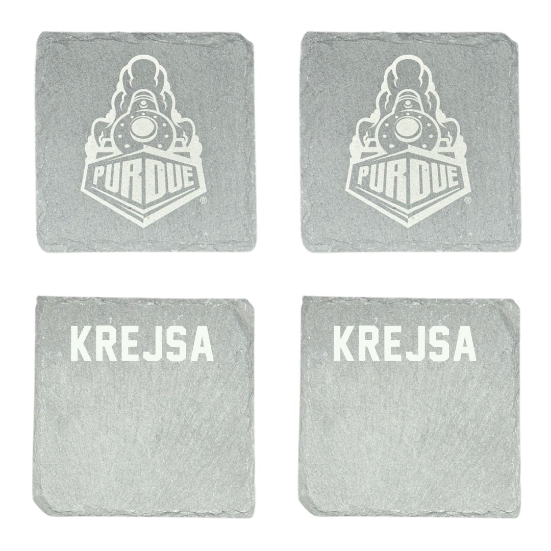 Purdue University Wrestling Stone Coaster (4 Pack)  - Wyatt Krejsa