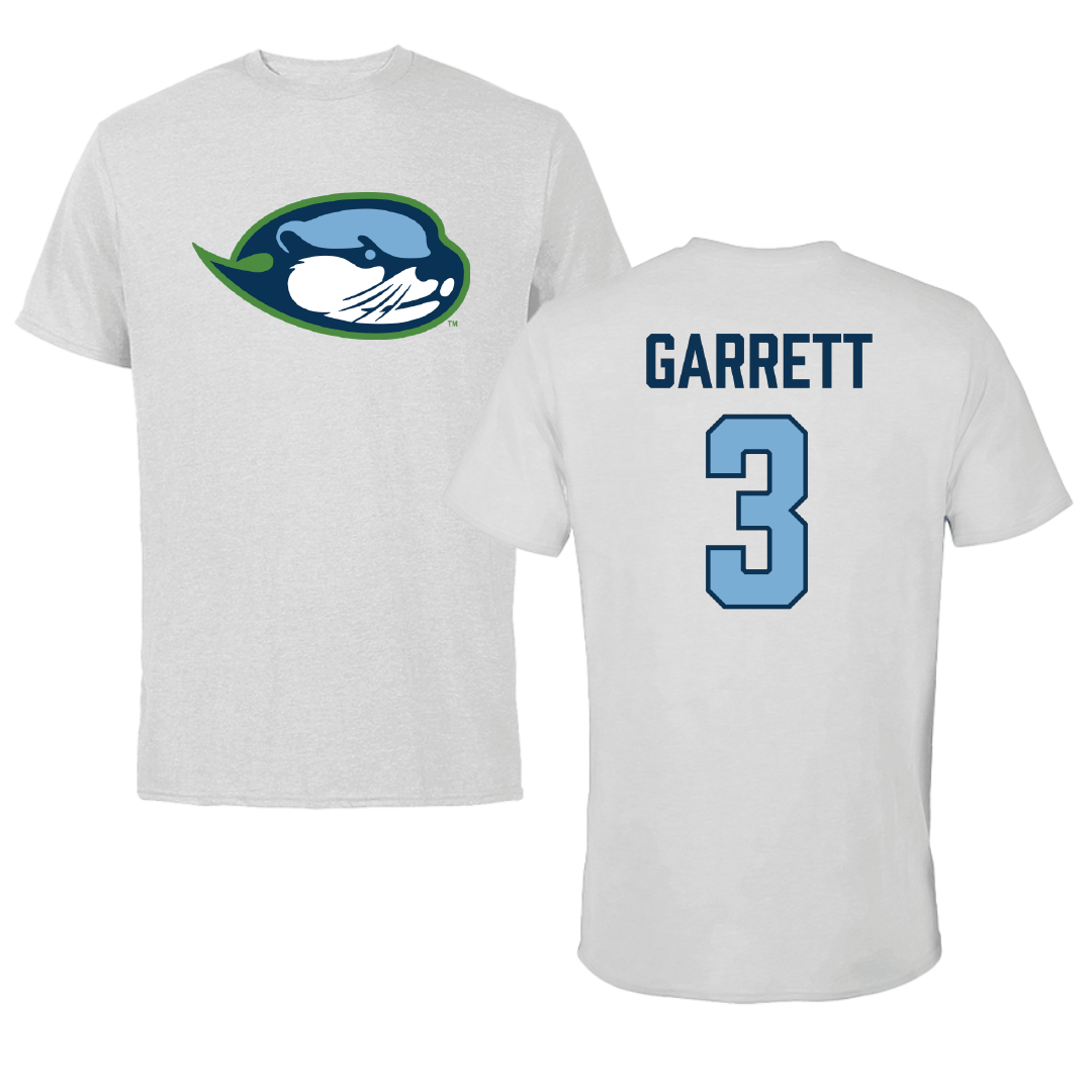 Cal State Monterey Bay Basketball Light Gray Performance Tee - #3 Shanece Garrett